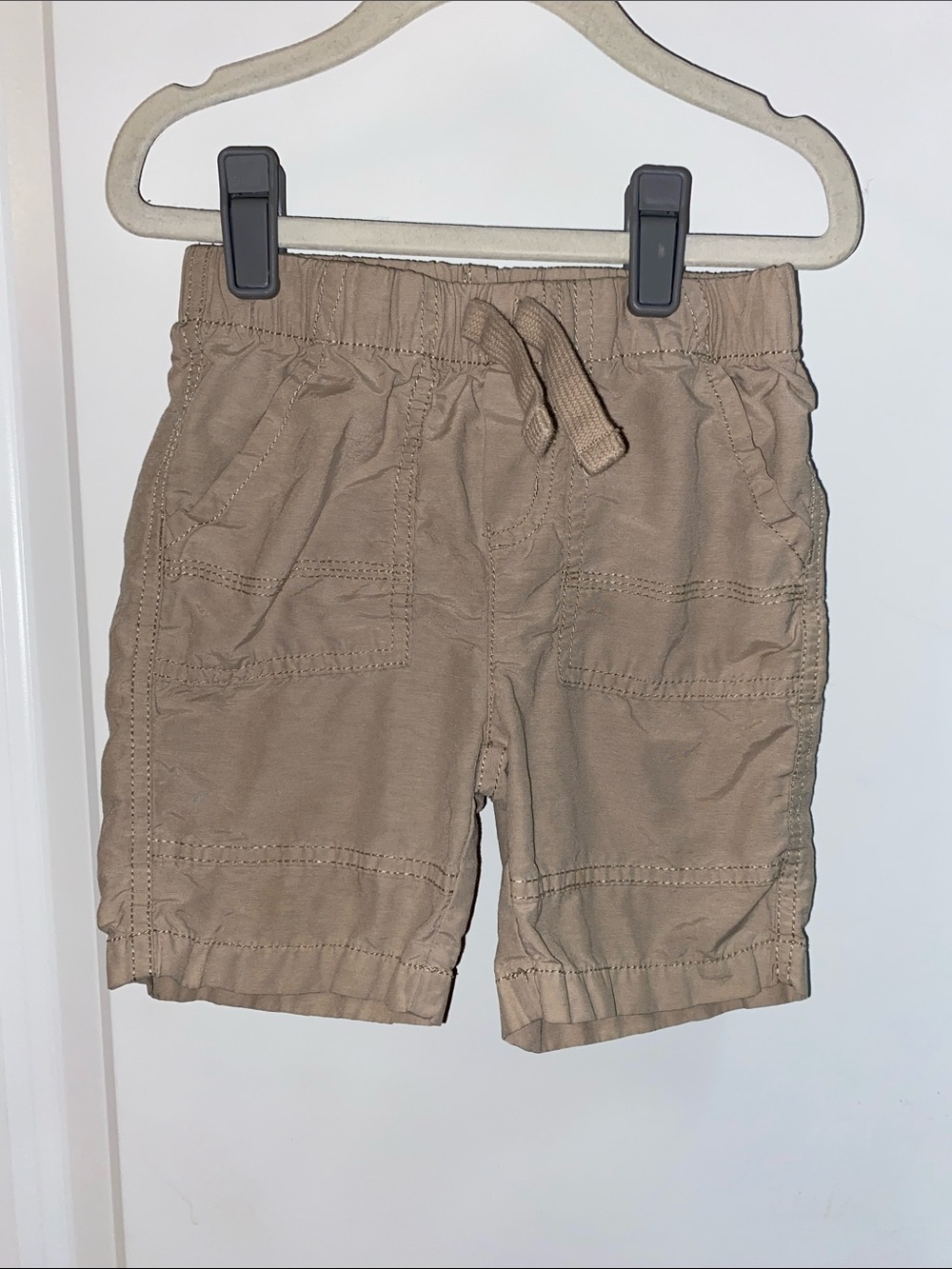 jumping beans Tan Elastic Drawstring Shorts